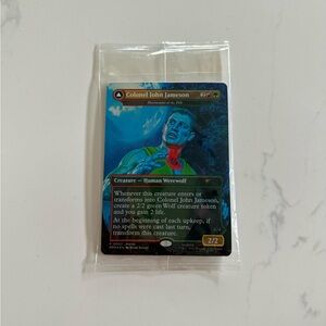 Hasbro Marvel Legends Spider-Man Magic The Gathering Card Man-Wolf John Jameson